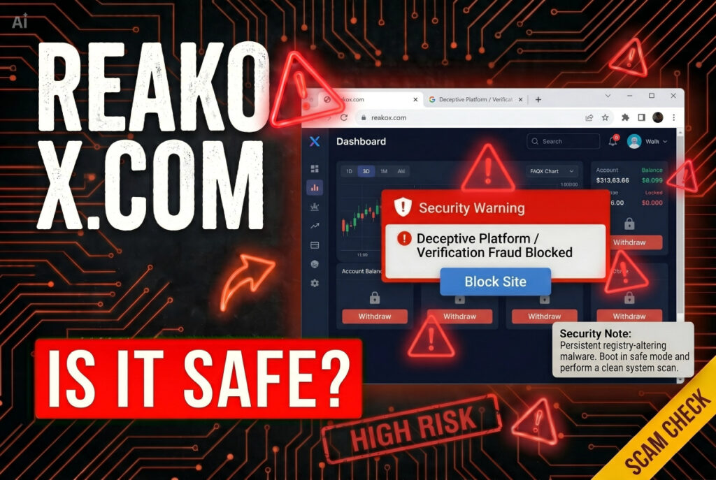 reakox.com virus scam