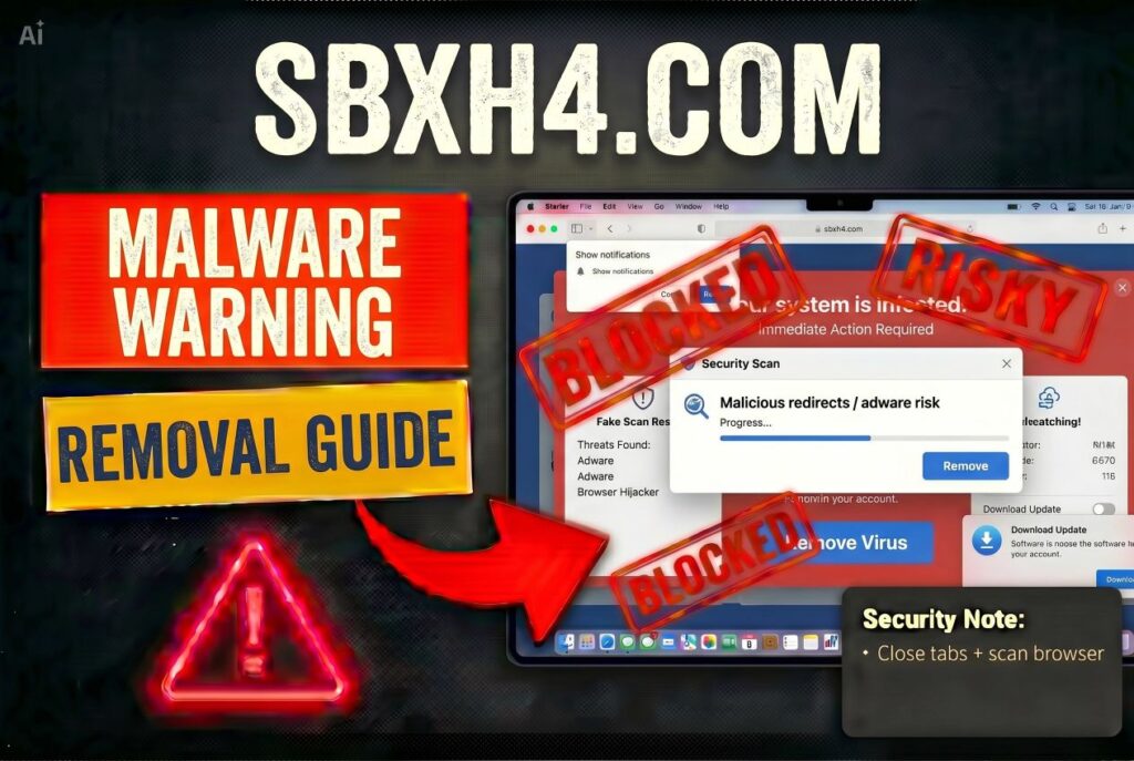Sbxh4.com Malware - Removal Guide
