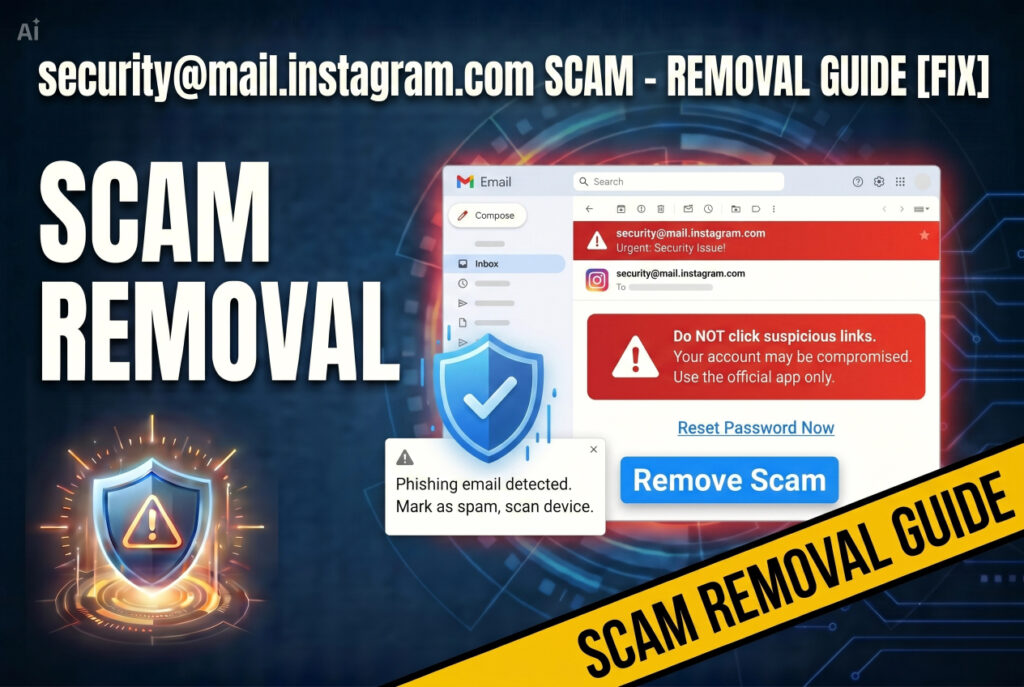 Security@mail.instagram.com Scam