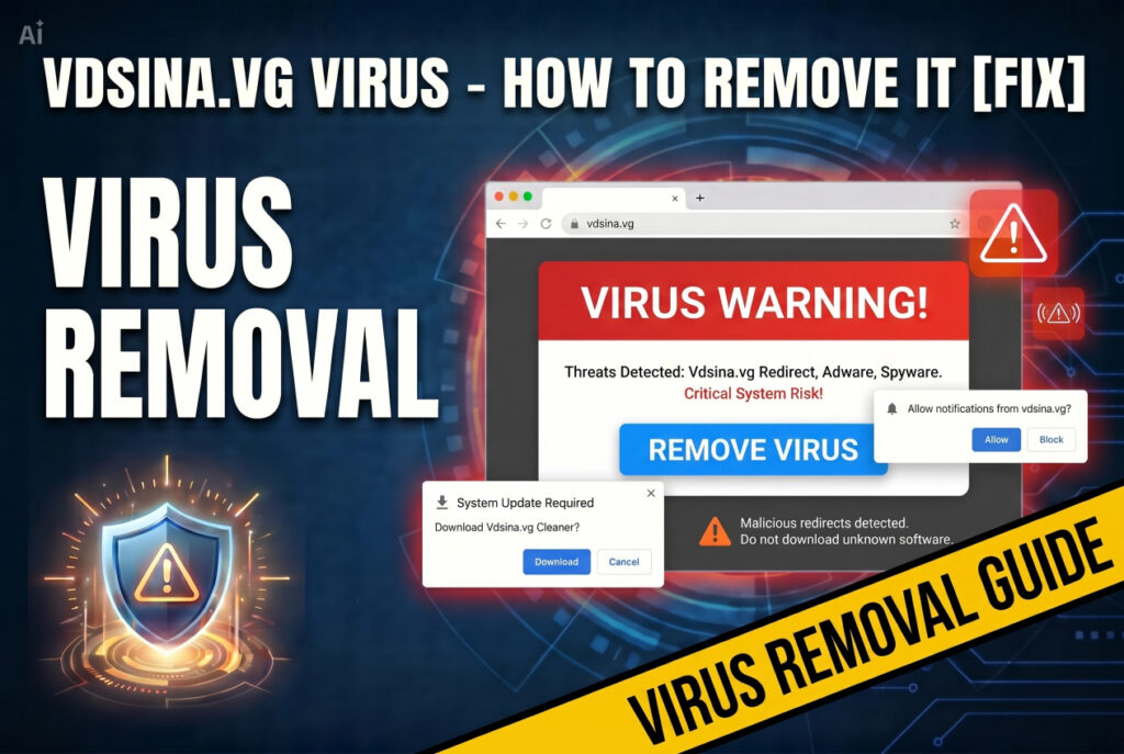 vdsina.vg virus removal
