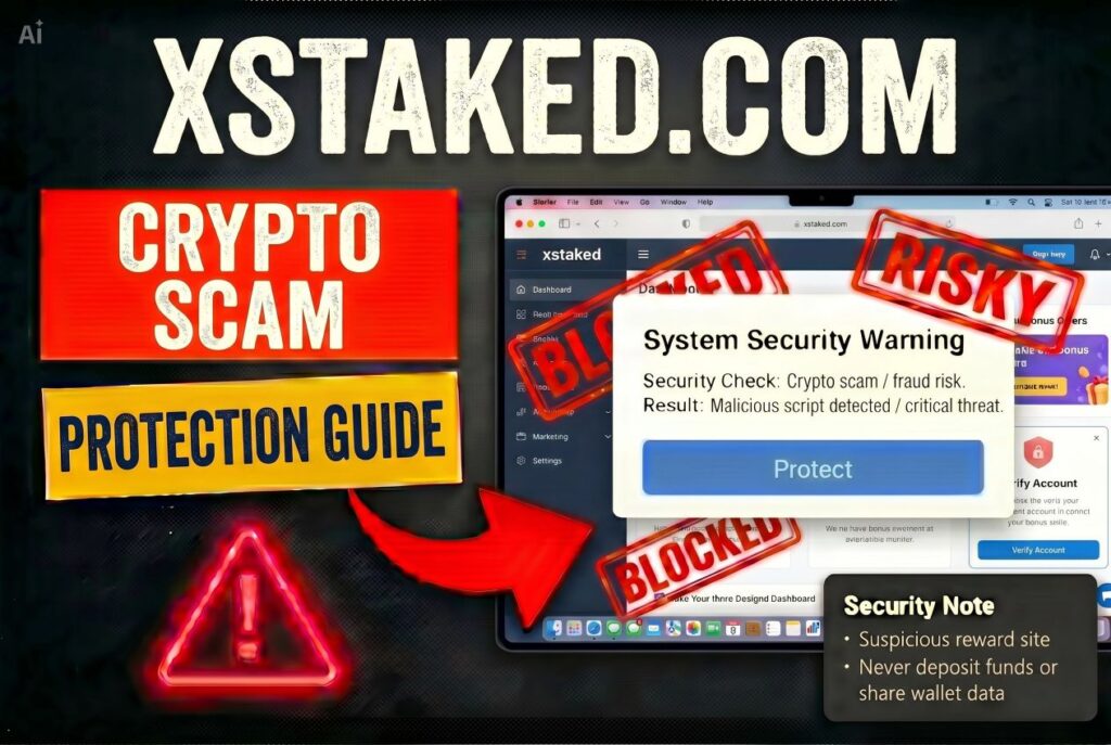 Xstaked.com Crypto Scam - Protection Guide