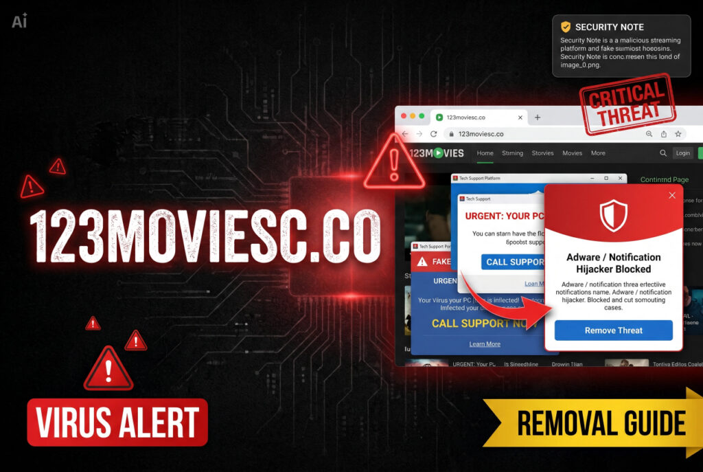 123moviesc.co Pop-ups Virus - Removal Guide