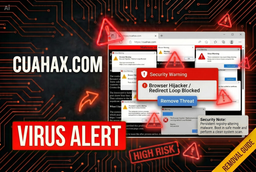 Cuahax.com Scam Redirect - Removal Guide