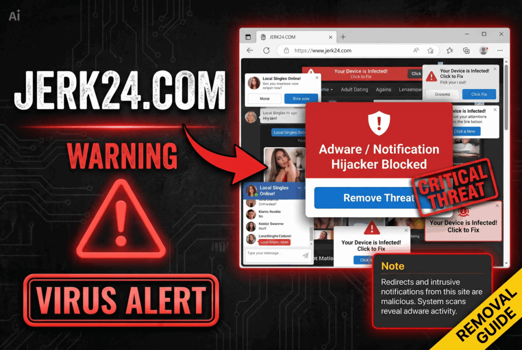 Jerk24.com - Is It Safe? [Virus from Redirects]