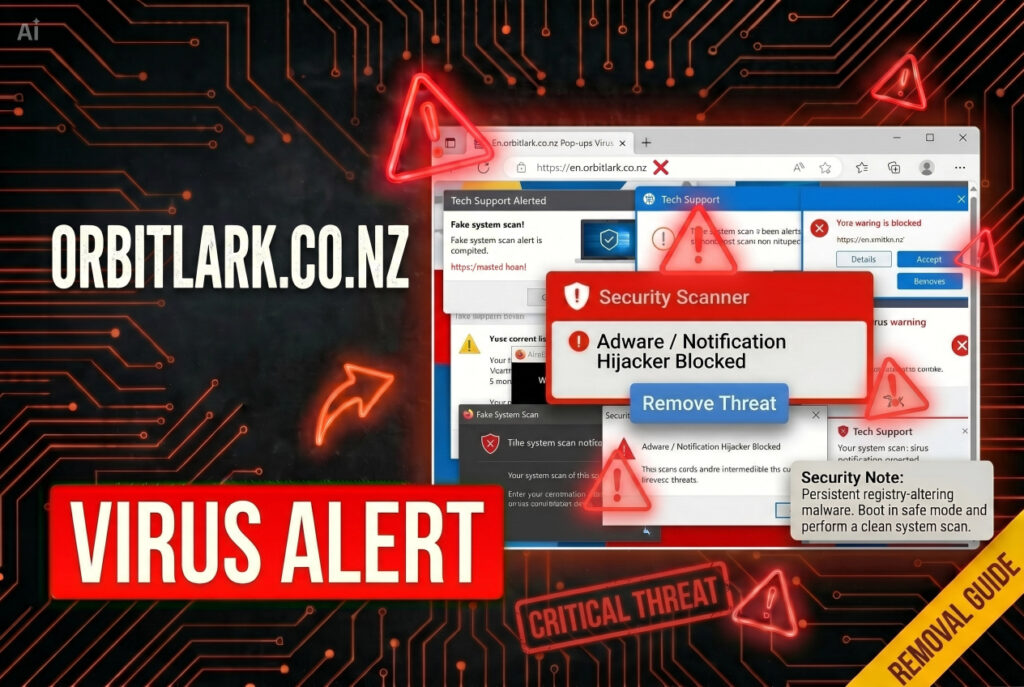 En.orbitlark.co.nz Pop-ups Virus - Removal Instructions
