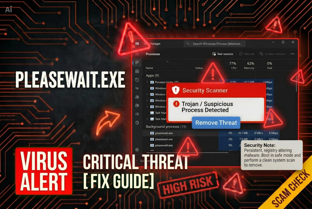 Pleasewait.exe Virus - How to Remove It [Fix]