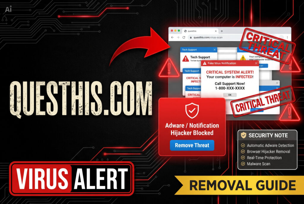 Questhis.com Pop-ups Malware - Removal