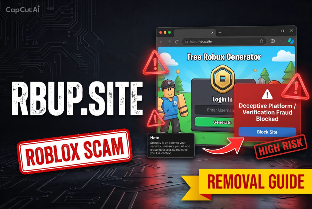 Rbup.site Roblox Scam - Removal Guide