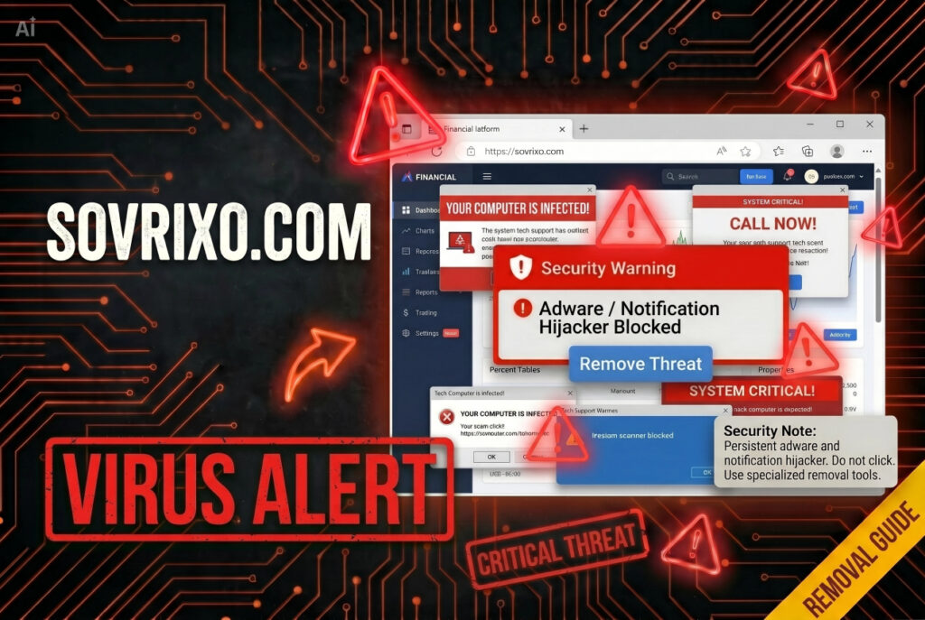 sovrixo.com scam removal guide