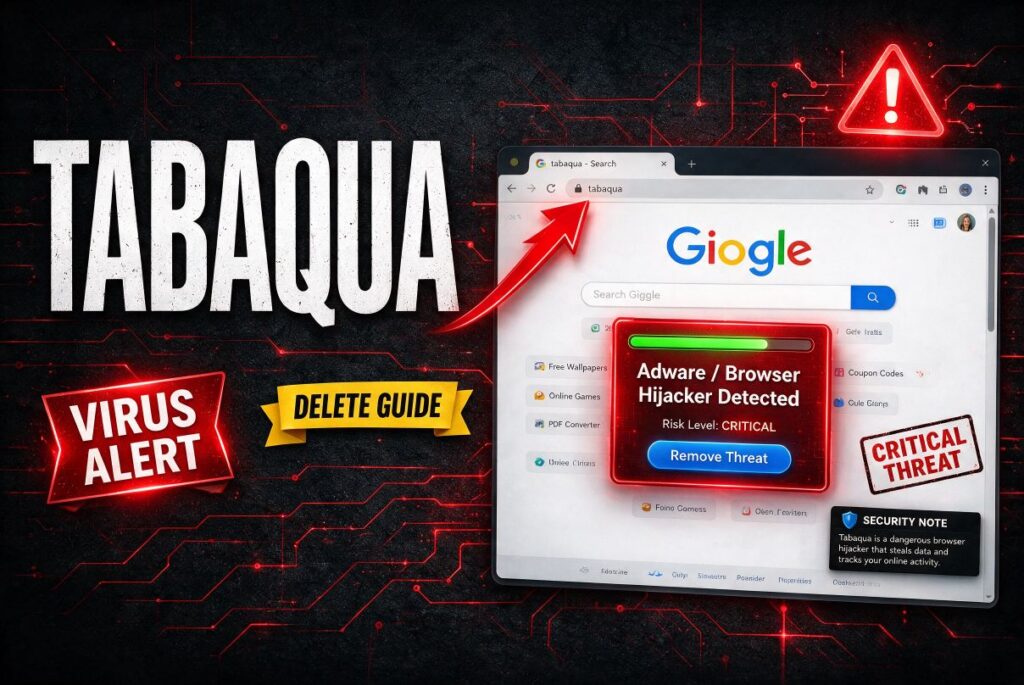 Tabaqua Virus - How to Remove It [Delete Guide]