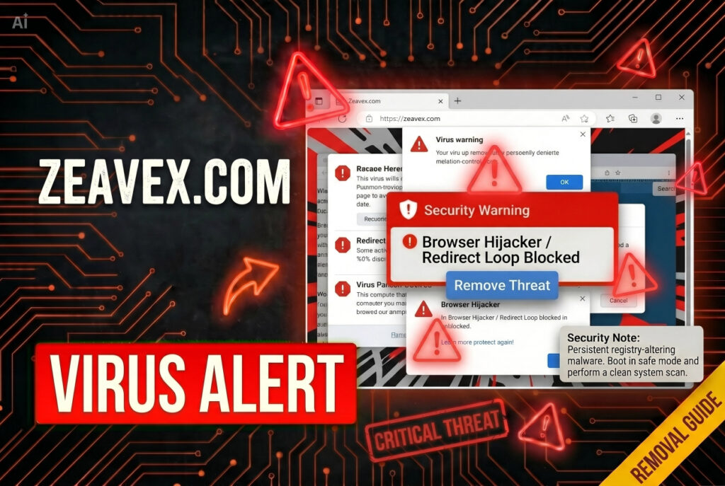 Zeavex.com Scam Redirect - How to Remove It