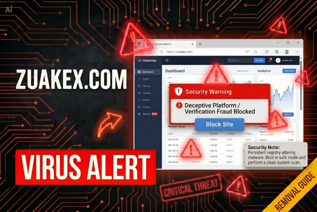 Zuakex.com Scam - How to Remove It?