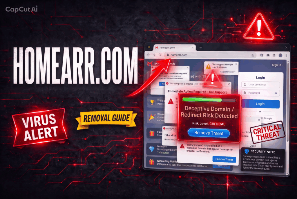 Homearr.com Redirect Virus - Removal Guide