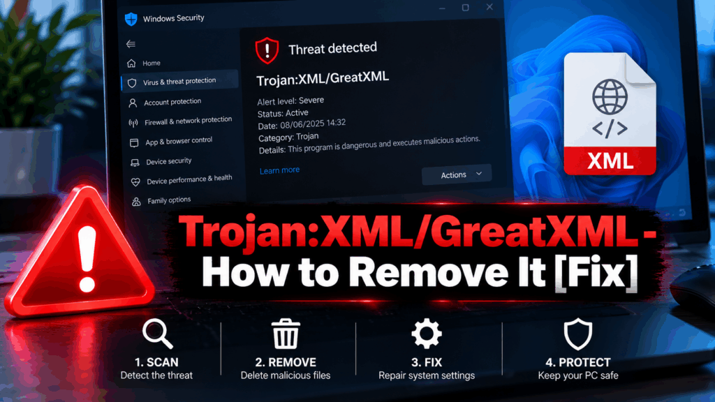 Trojan:XML/GreatXML - How to Remove It [Fix]