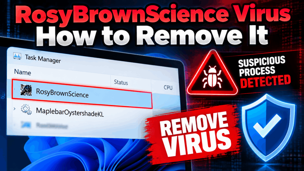 RosyBrownScience Virus - How to Remove It