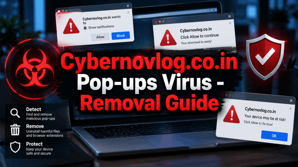 cybernovlog.co.in pop-ups virus