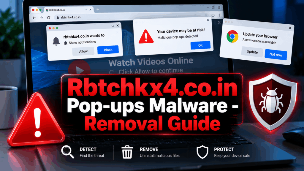 Rbtchkx4.co.in Pop-ups Malware - Removal Guide