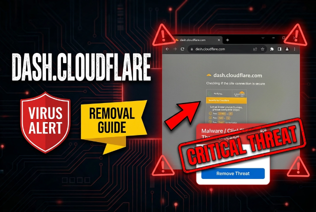 dash.cloudflare.com virus removal