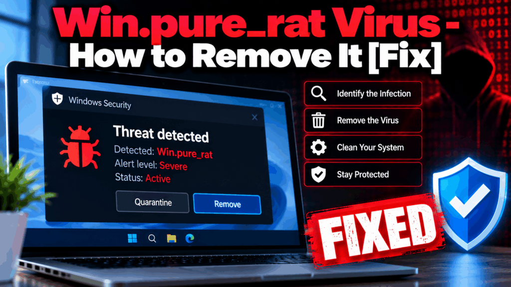 Win.pure_rat Virus - How to Remove It [Fix]