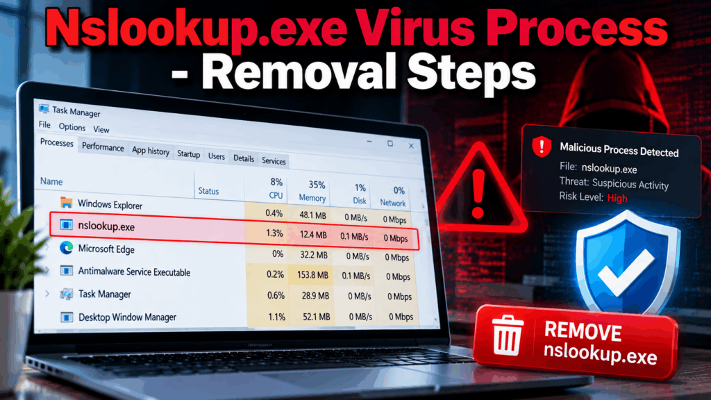 nslookup.exe virus