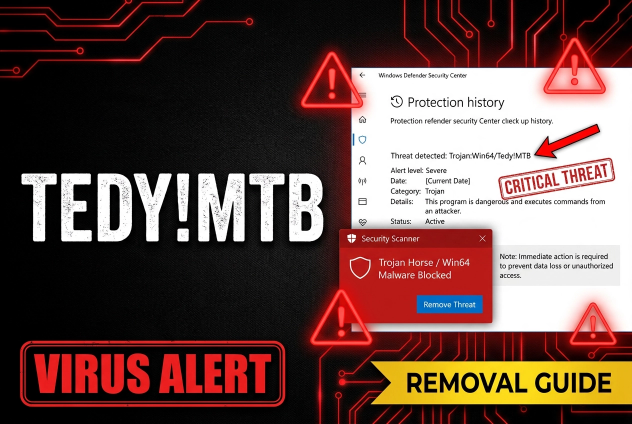Trojan:Win64/Tedy!MTB - How to Remove It [Fix]