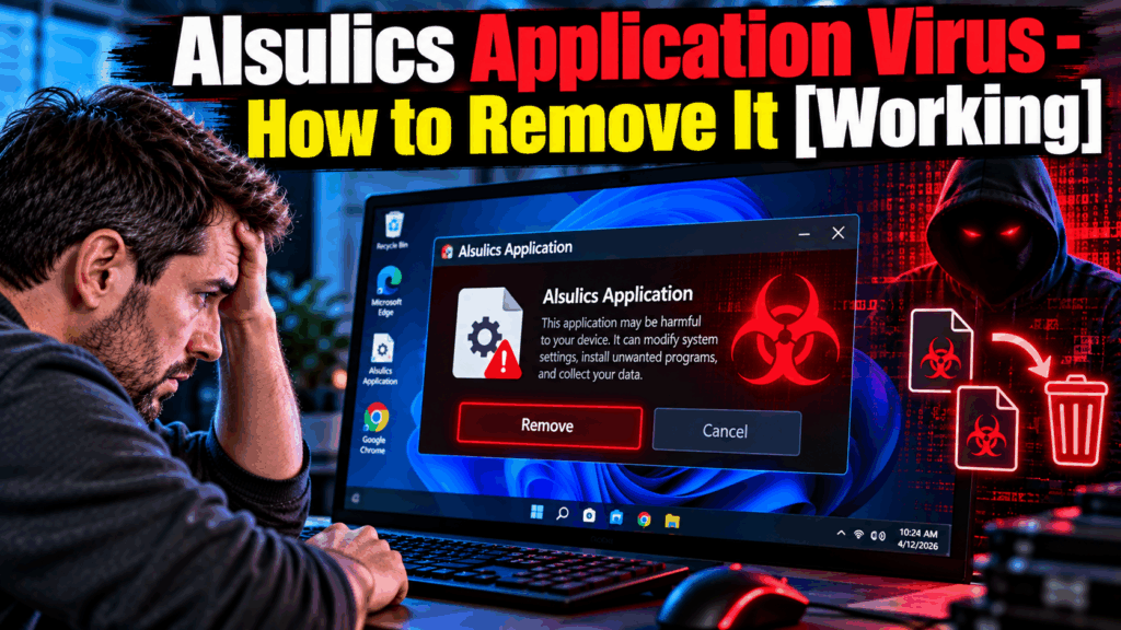 Alsulics Application Virus - How to Remove It [Working]