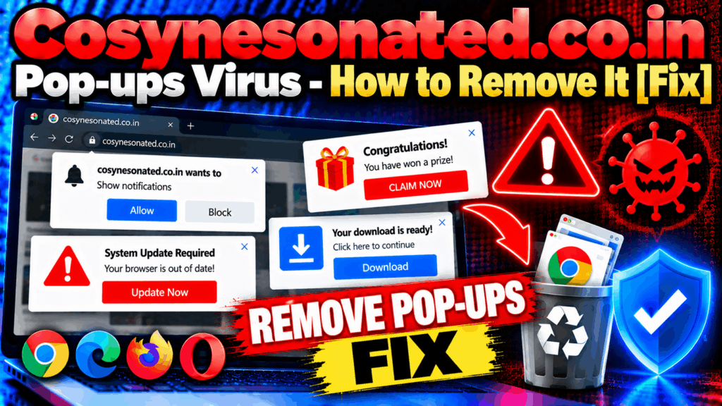 Cosynesonated.co.in Pop-ups Virus - How to Remove It [Fix]