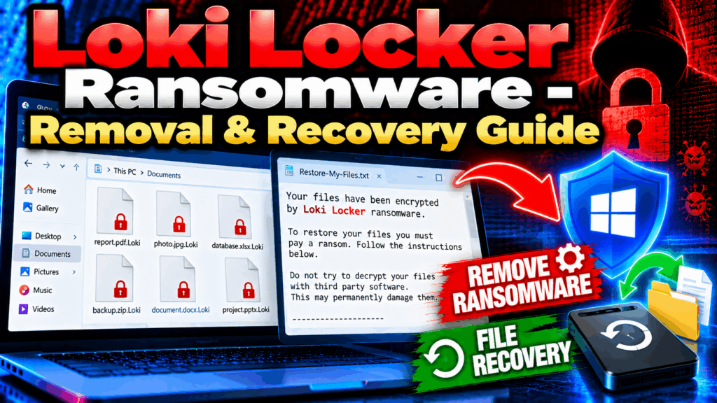 Loki Locker Ransomware - Removal & Recovery Guide