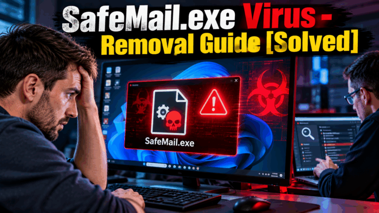SafeMail.exe Virus - Removal Guide [Solved]