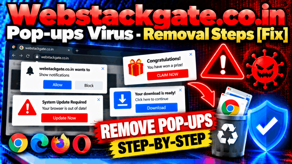 Webstackgate.co.in Pop-ups Virus - Removal Steps [Fix]