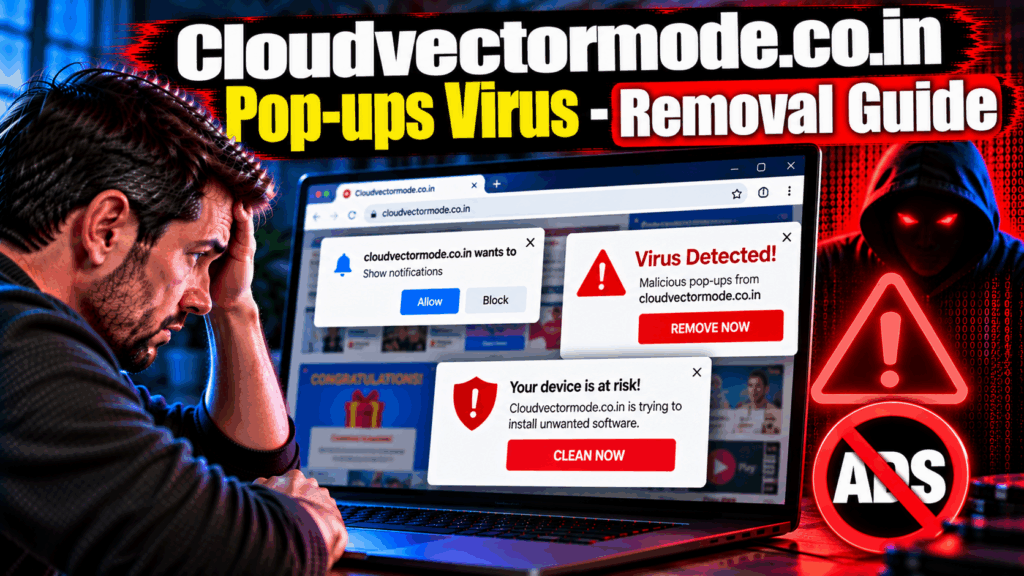 Cloudvectormode.co.in Pop-ups Virus - Removal Guide