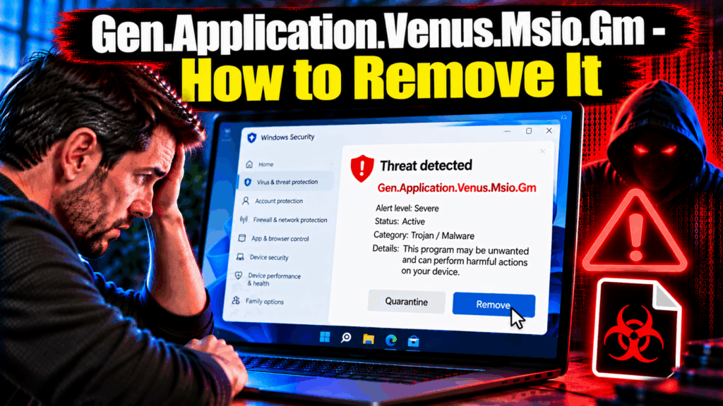 Gen.Application.Venus.Msio.Gm - How to Remove It