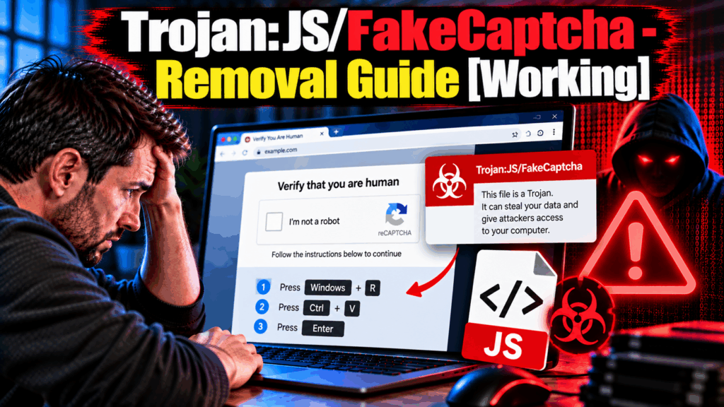 Trojan:JS/FakeCaptcha - Removal Guide