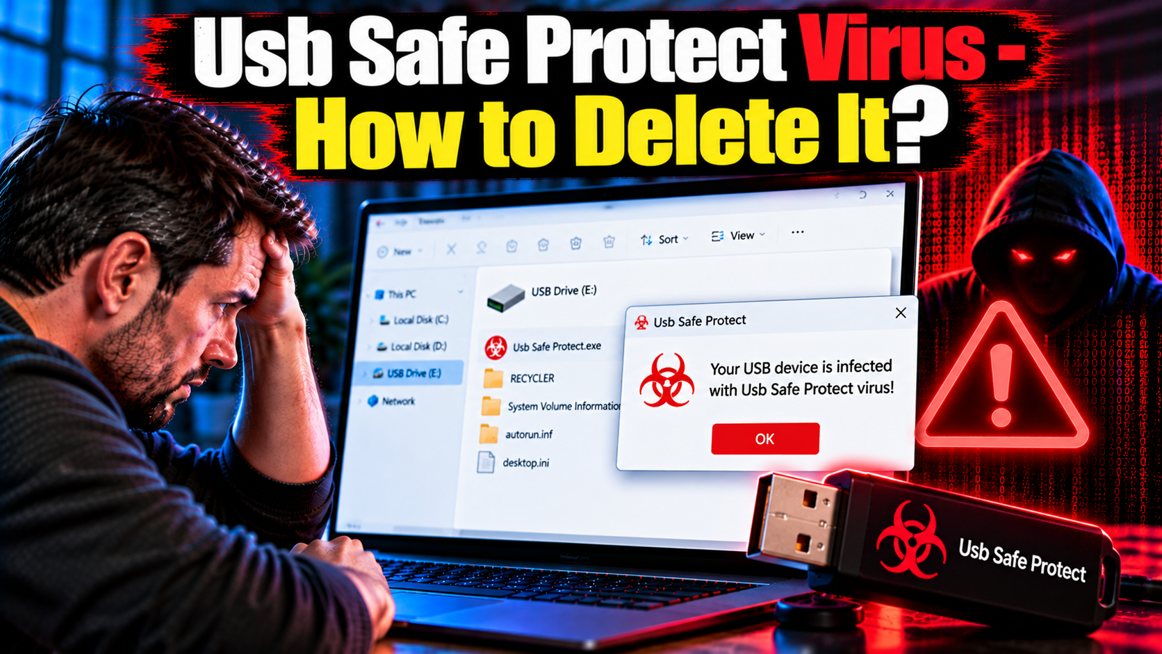 Target Usb Drive Usb Safe Protect Virus - How to Delete It?