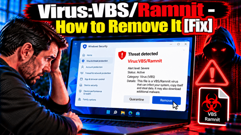 Virus:VBS/Ramnit - How to Remove It [Fix]
